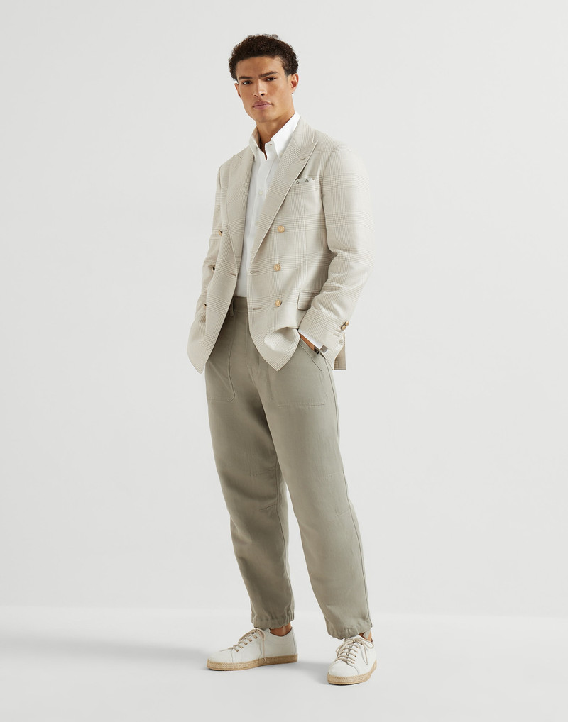 Brunello Cucinelli Reversed calfskin Derbys with rope insert outlook