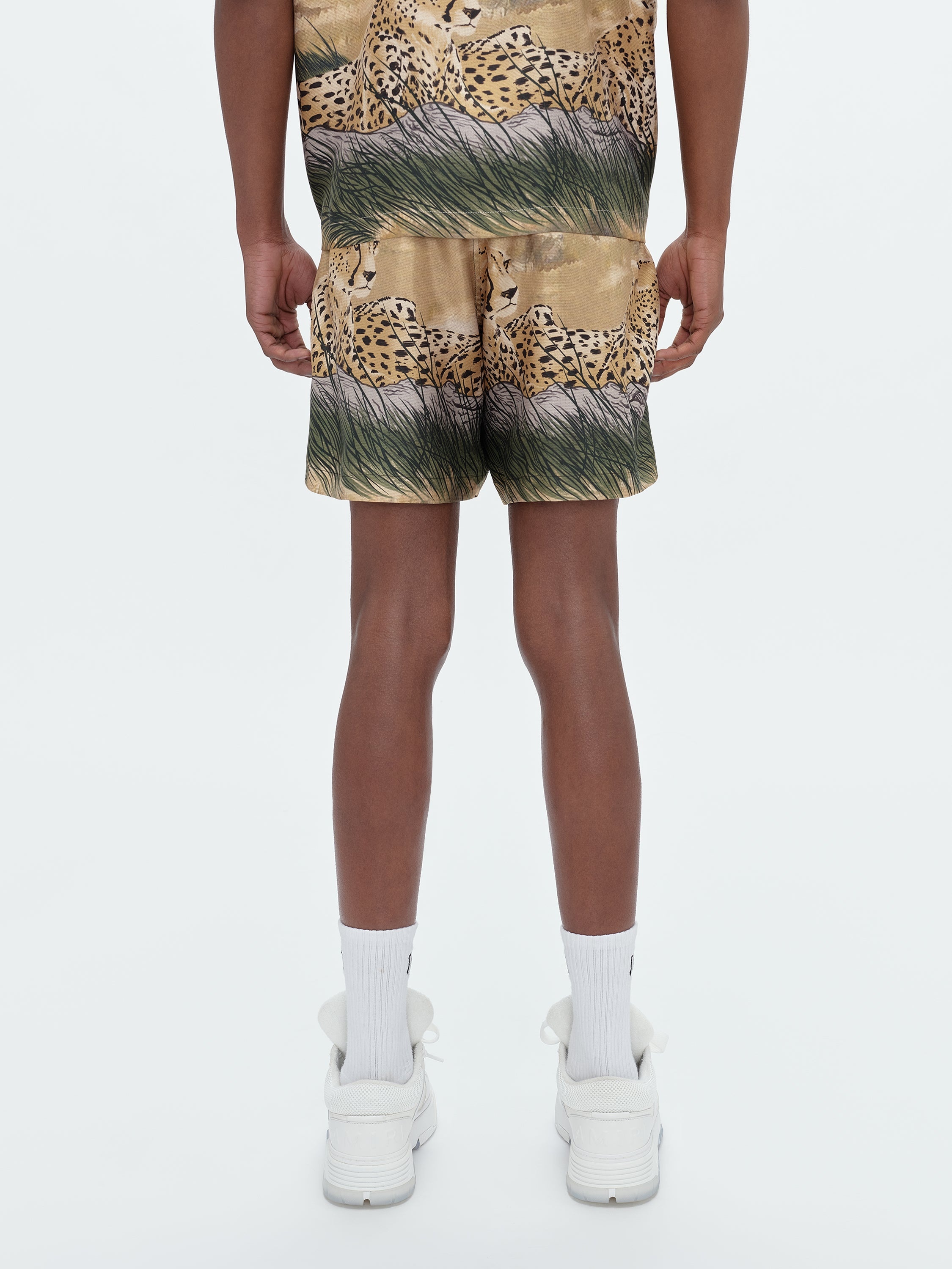 CHEETAH PRINT DRAWSTRING SHORT - 5