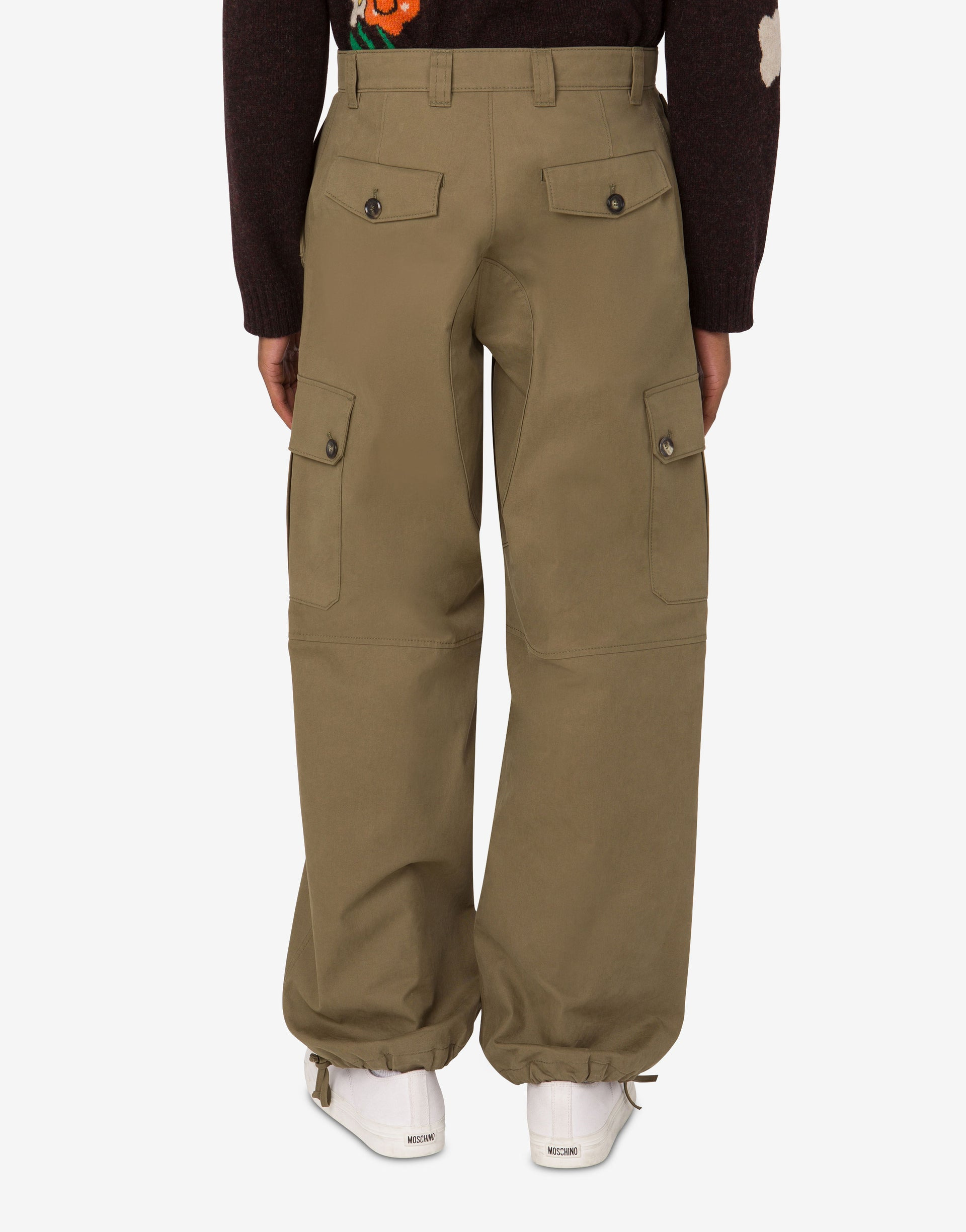 COTTON DIAGONAL PANTS - 2