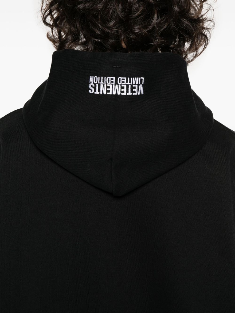 logo-embroidered hoodie - 6