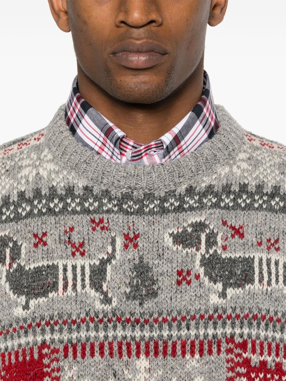 fair isle intarsia jumper - 5