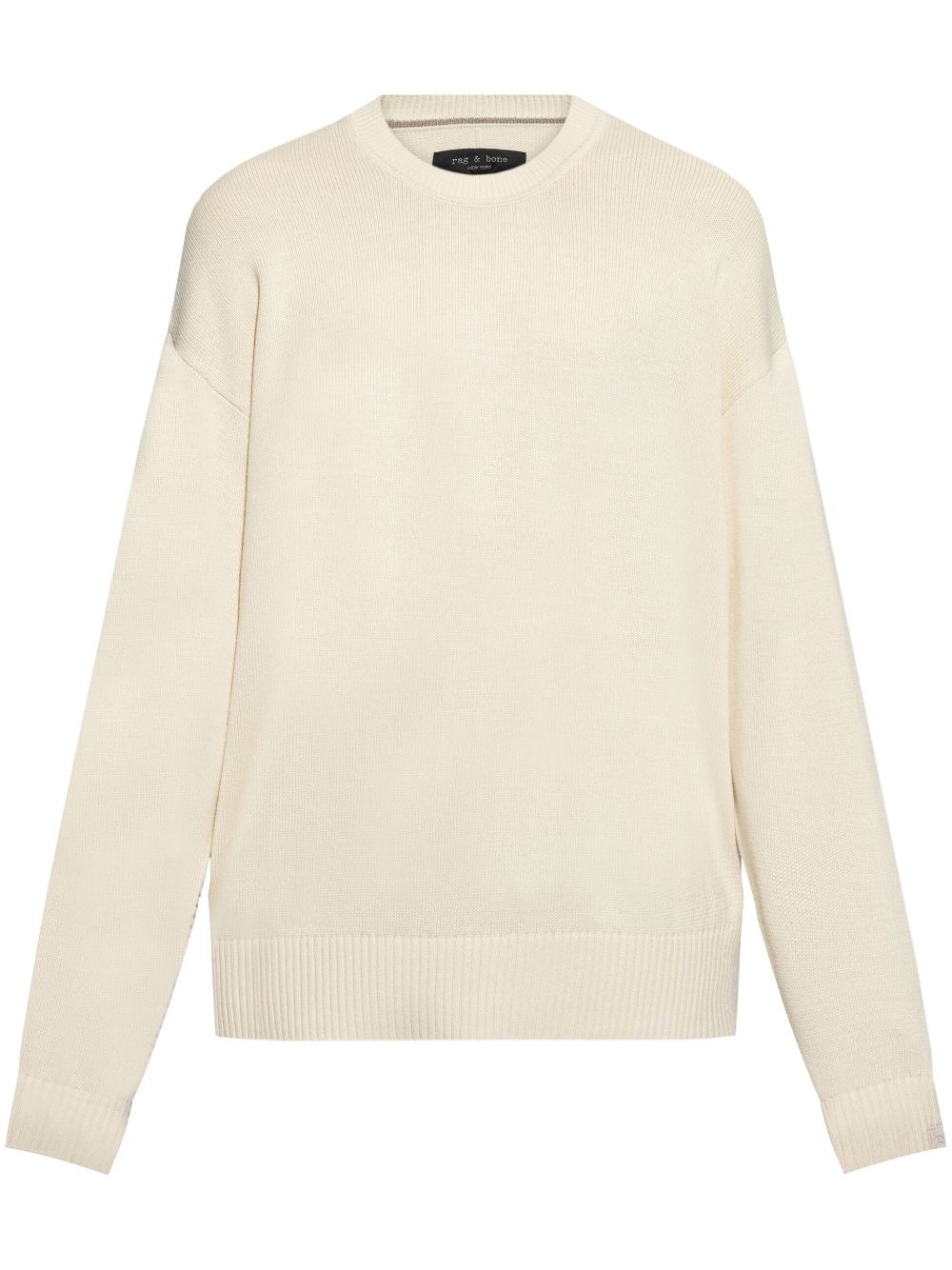crew-neck organic cotton jumper - 1