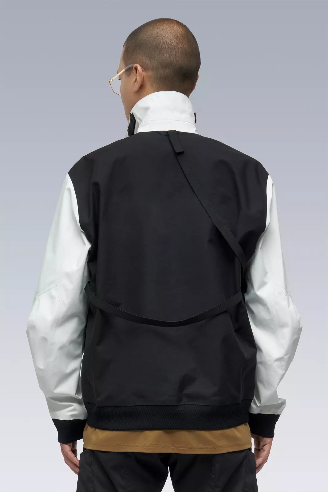 J94-VT 3L Varsity Jacket Black/White - 5
