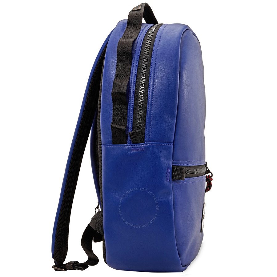 Coach Pacer Backpack With Coach Patch-Blue - 3