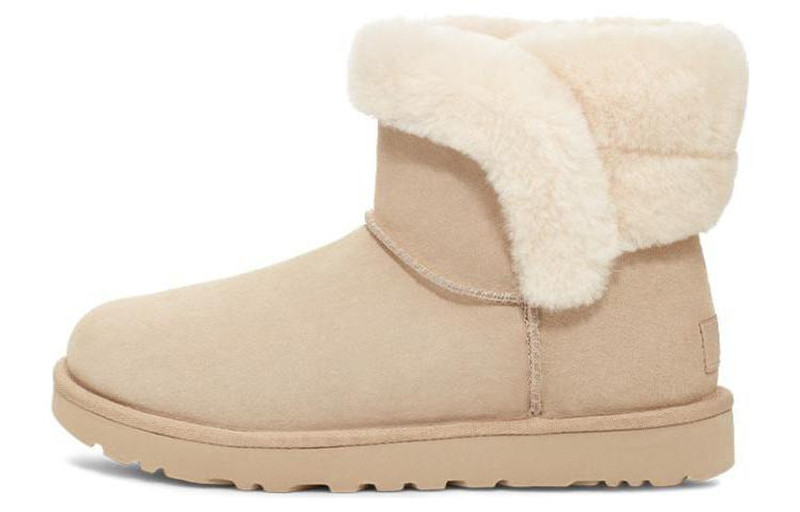 UGG (WMNS) UGG Saniya Mini Suede Classic Boot 'Sawdust' 1153512-SWD outlook