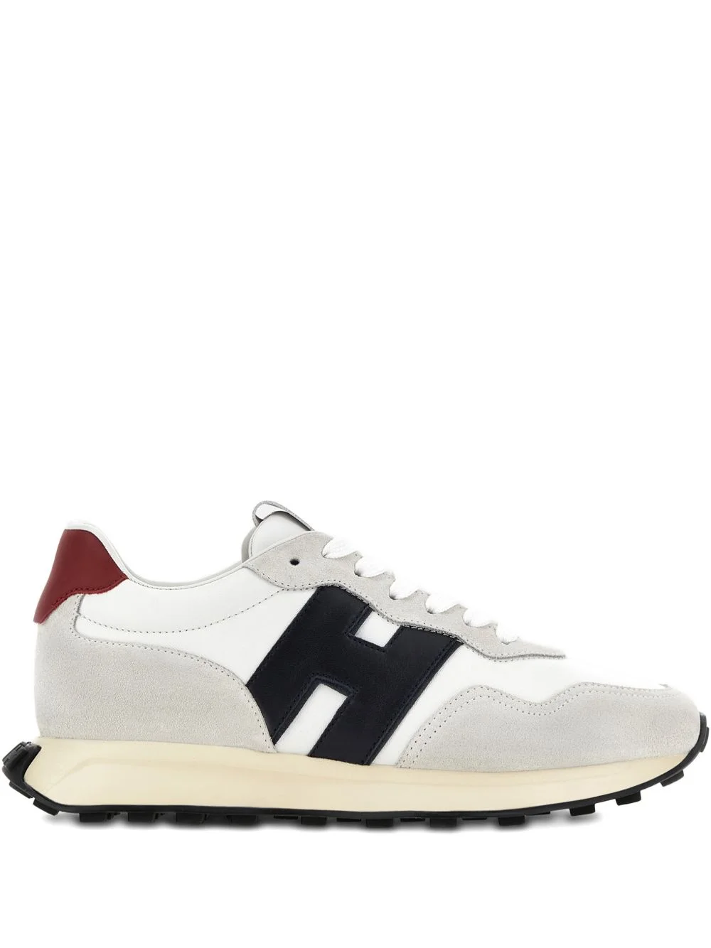 H601 logo-appliqué panel sneakers - 1