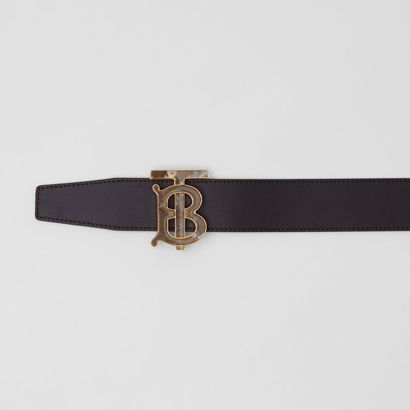 Burberry Reversible Monogram Motif Leather Belt outlook