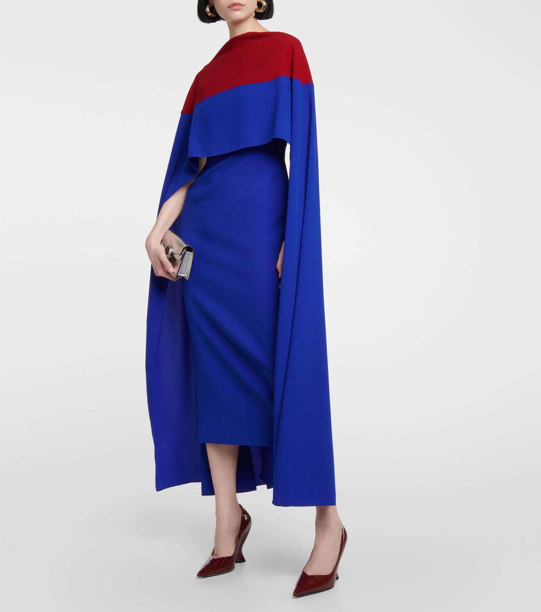 Elina cape midi dress - 2