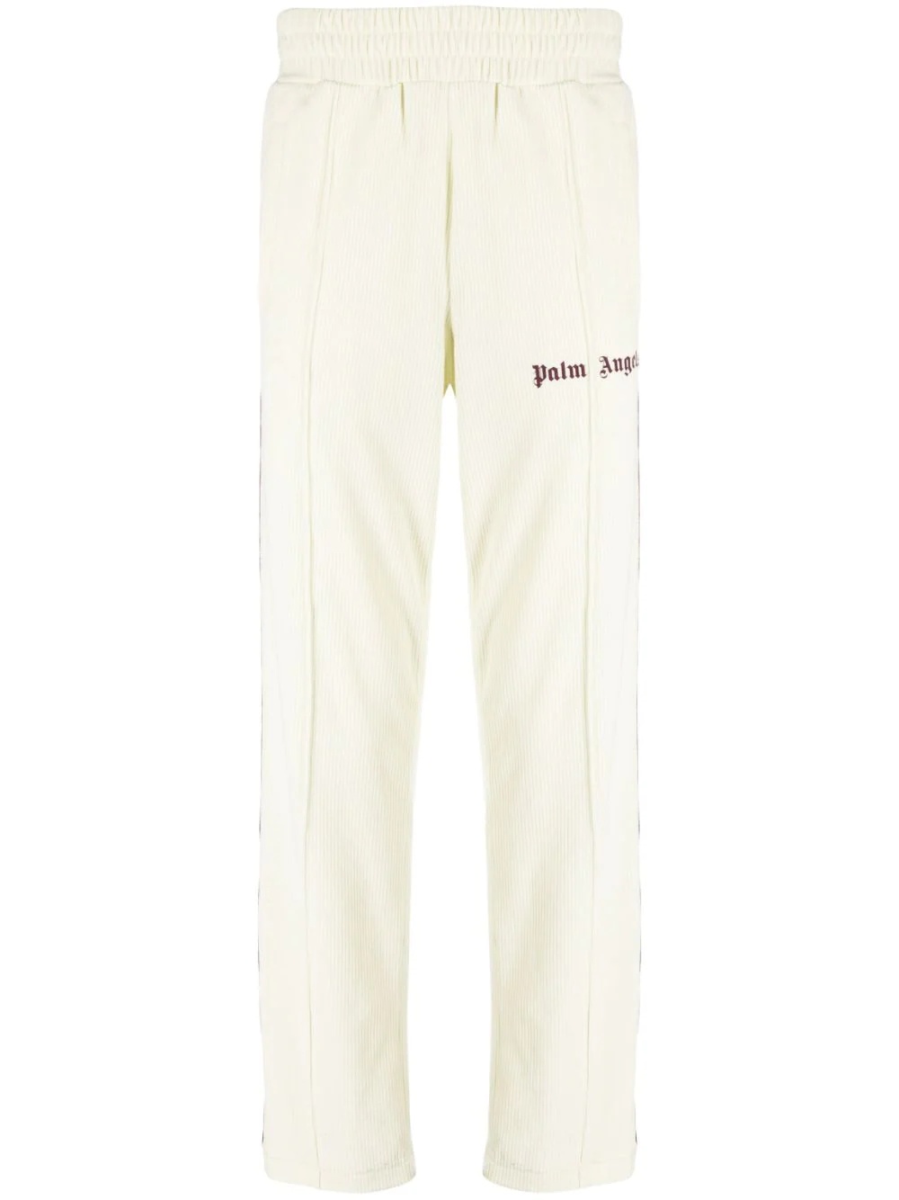 side-stripe corduroy track pants - 2