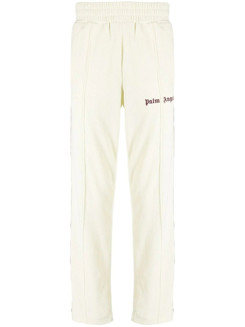 Palm Angels side-stripe corduroy track pants outlook