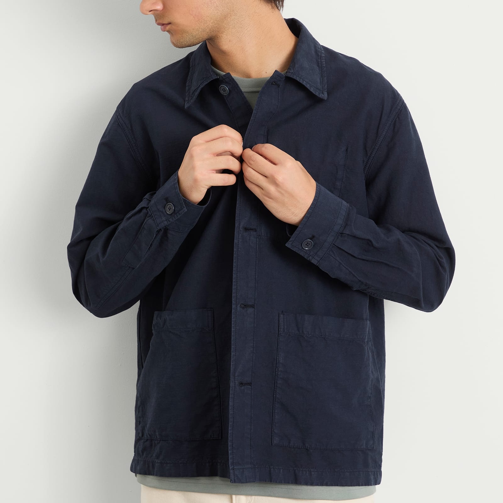Norse Projects Julian Cotton Linen Overshirt - 5