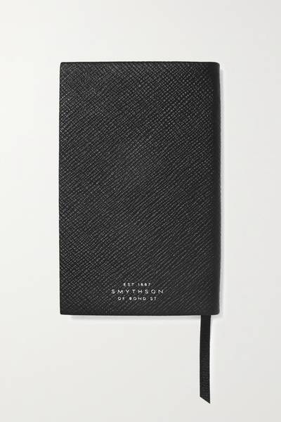 Smythson Set of two Panama Wedding and Honeymoon Planner textured-leather notebooks outlook