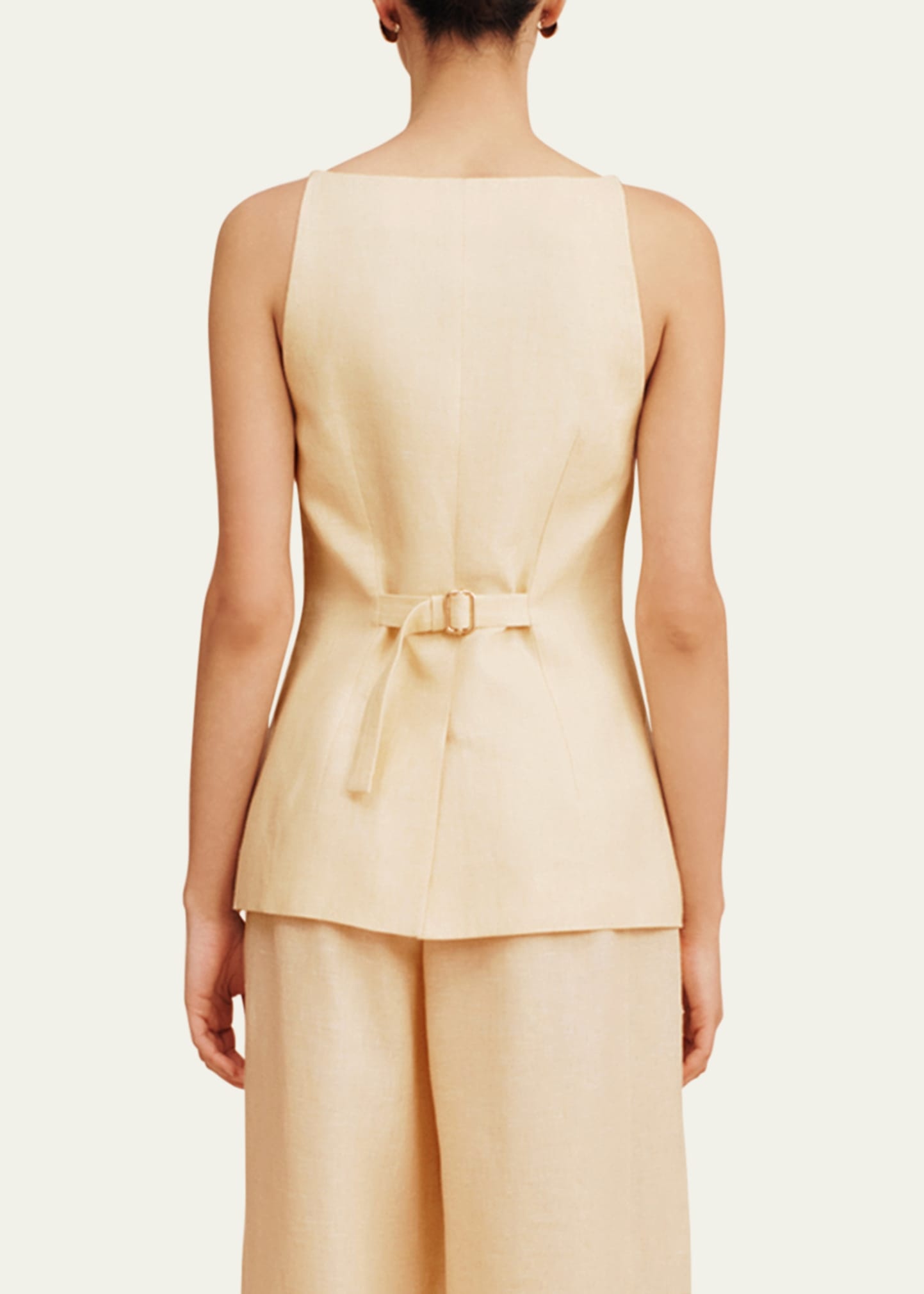 Nancy Linen Gilet - 3
