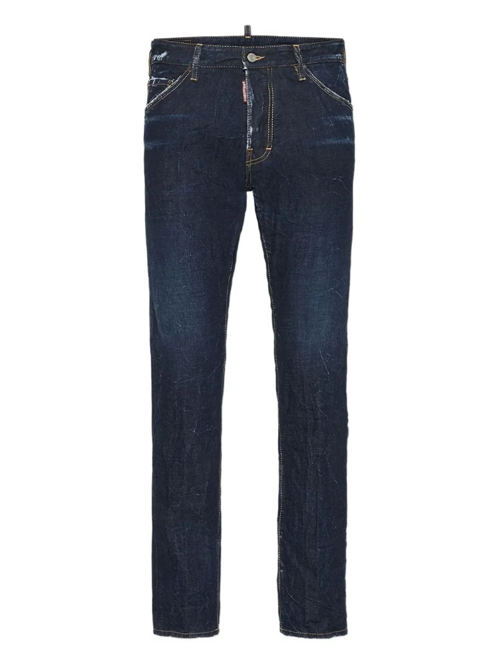 distressed-detail jeans - 1