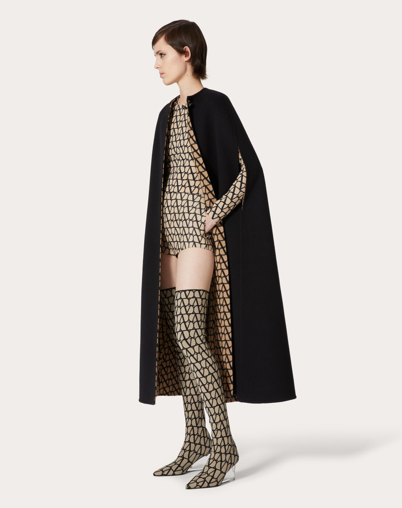 Valentino CAPE IN DOUBLE COAT TOILE ICONOGRAPHE outlook
