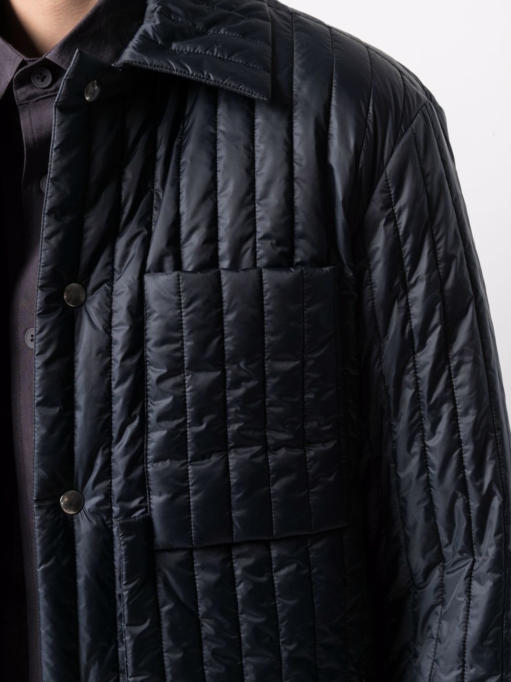 quilted buttoned jacket - 5