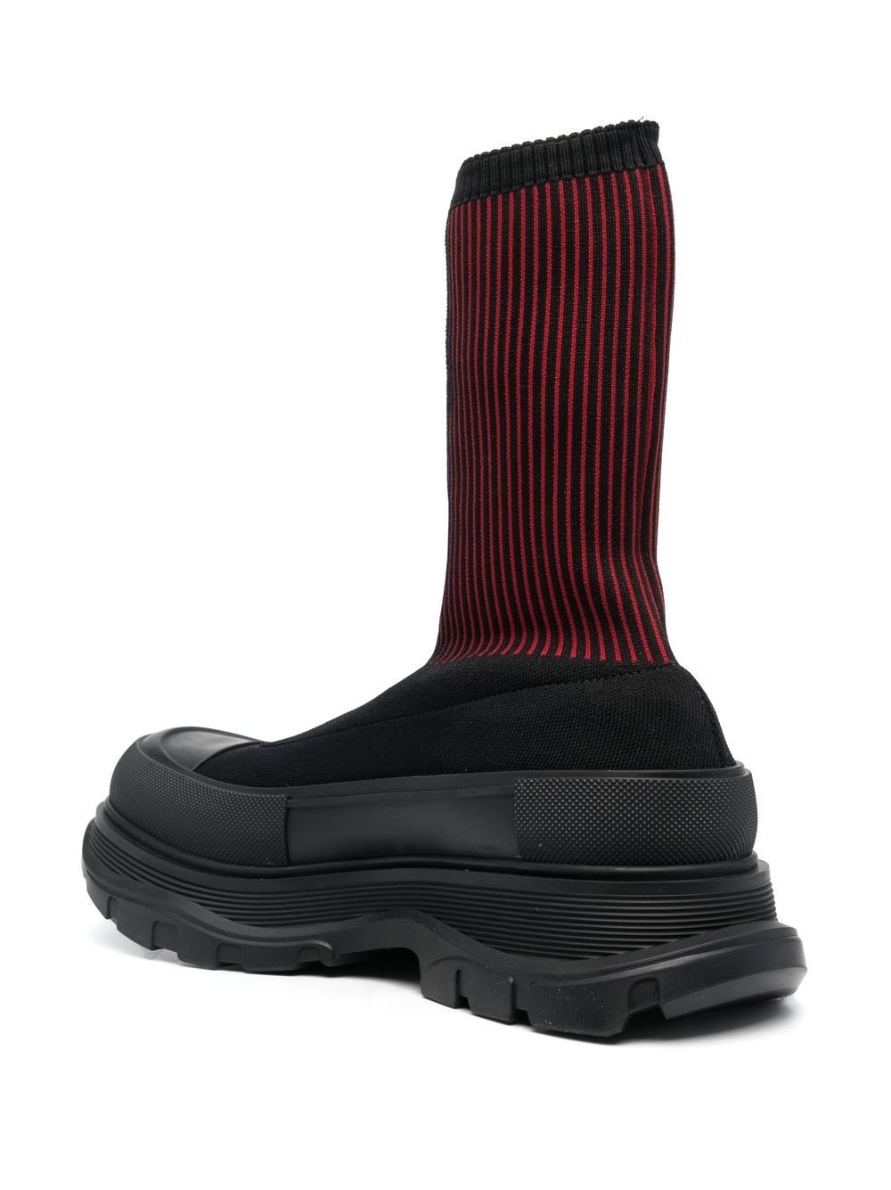 Tread Slick Sock Boot "Black Red" - 3