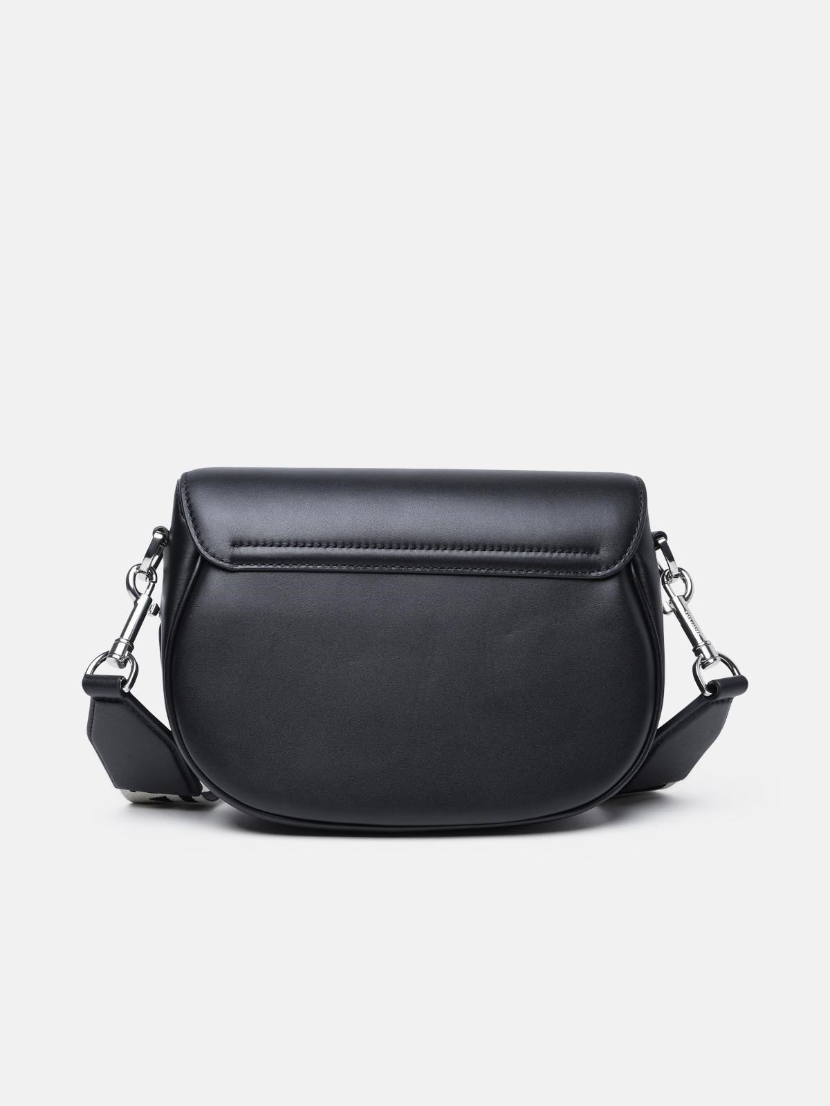 'J MARC' BLACK LEATHER BAG - 3