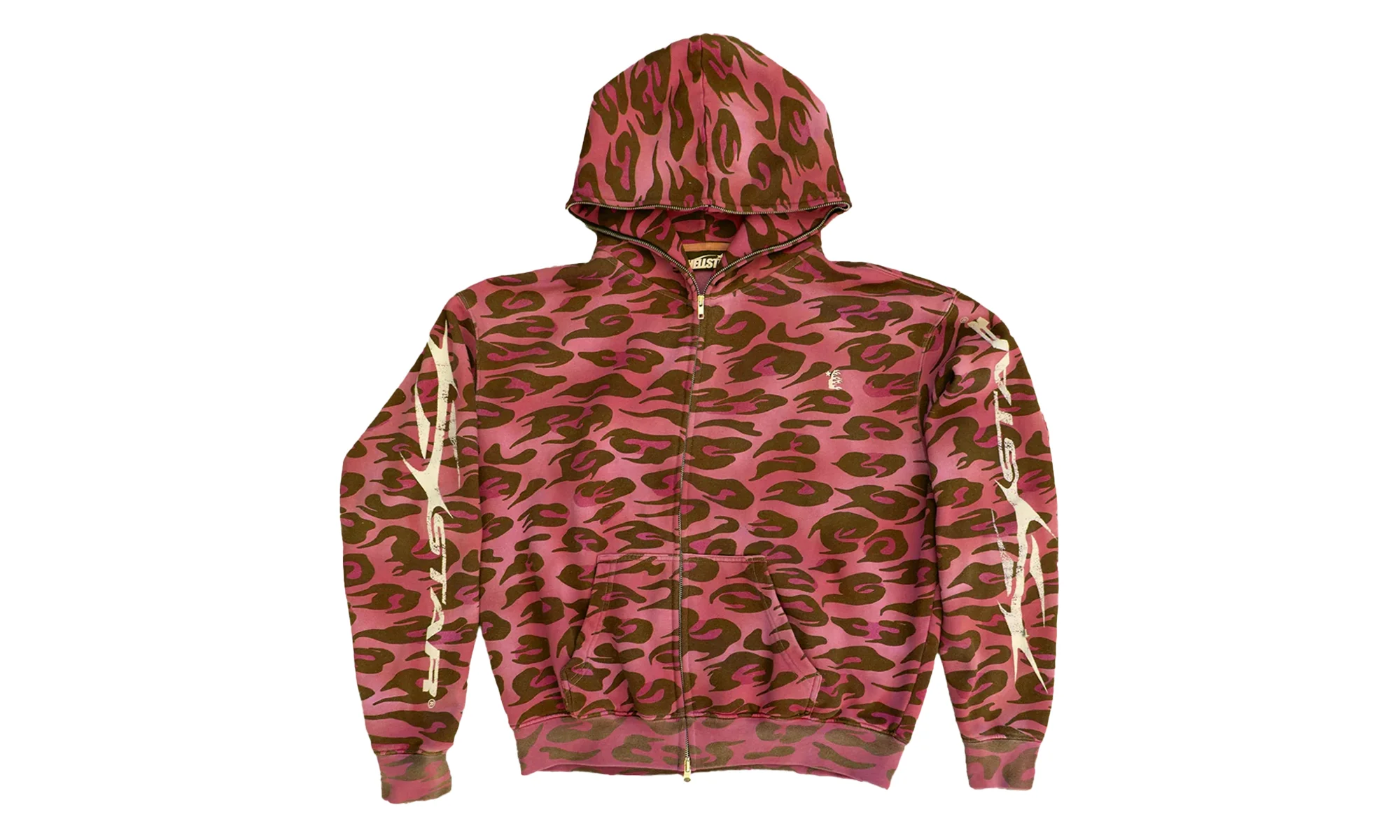 Cheetah Zip-Up Hoodie "Red" HSR071 - 1