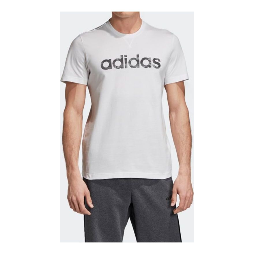 adidas Lin Tee Sports Stylish White FH6625 - 1