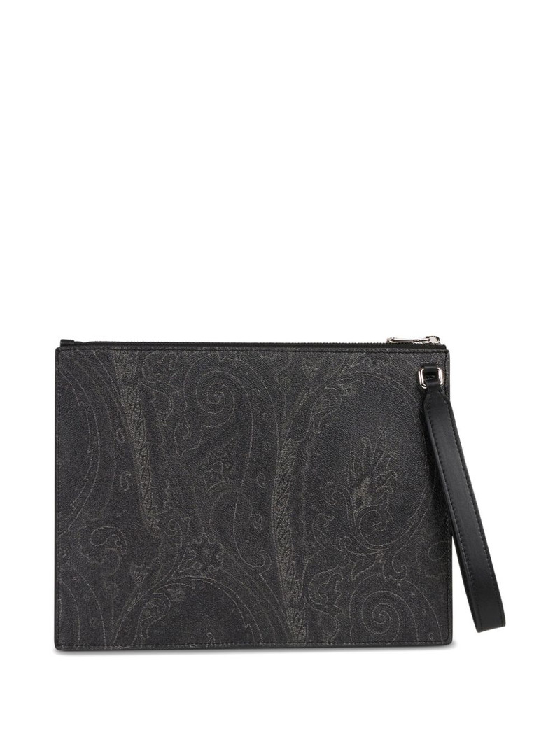 Etro paisley-pattern clutch bag outlook