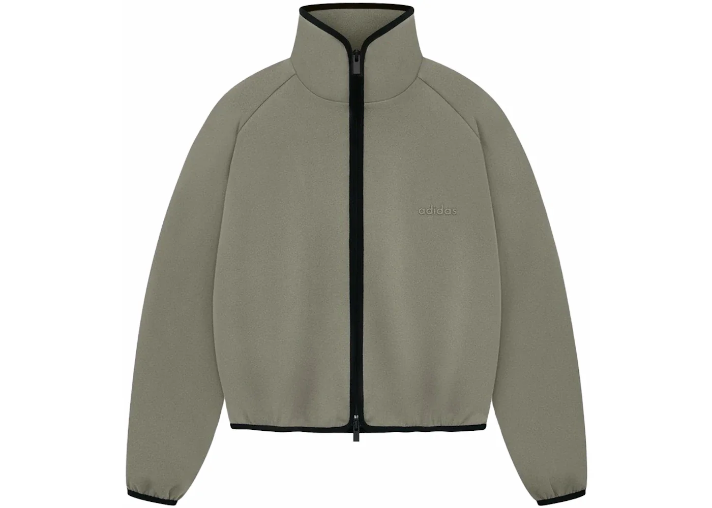 Fear of God Athletics Women's Suede Fleece Track Jacket Clay - 1