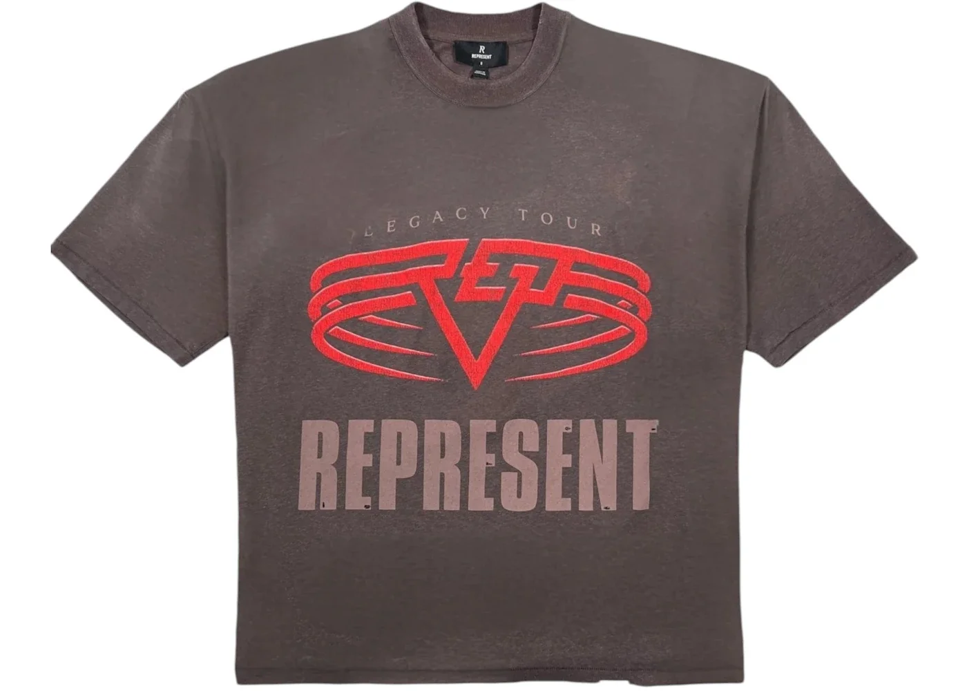 Represent MLM100176-30 Represent Living Legacy Tee Washed Ecru - 1