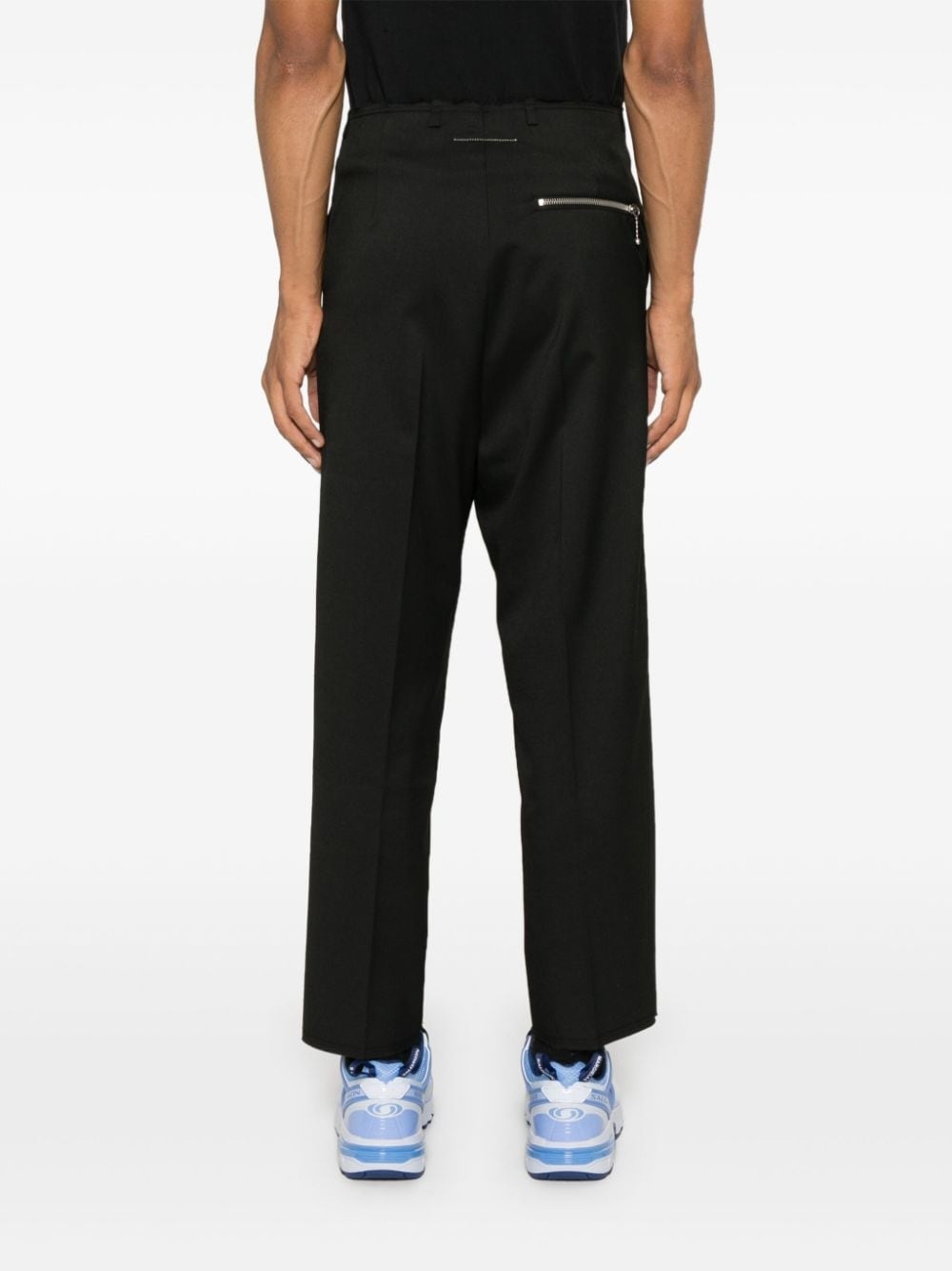 single-stitch logo trousers - 4