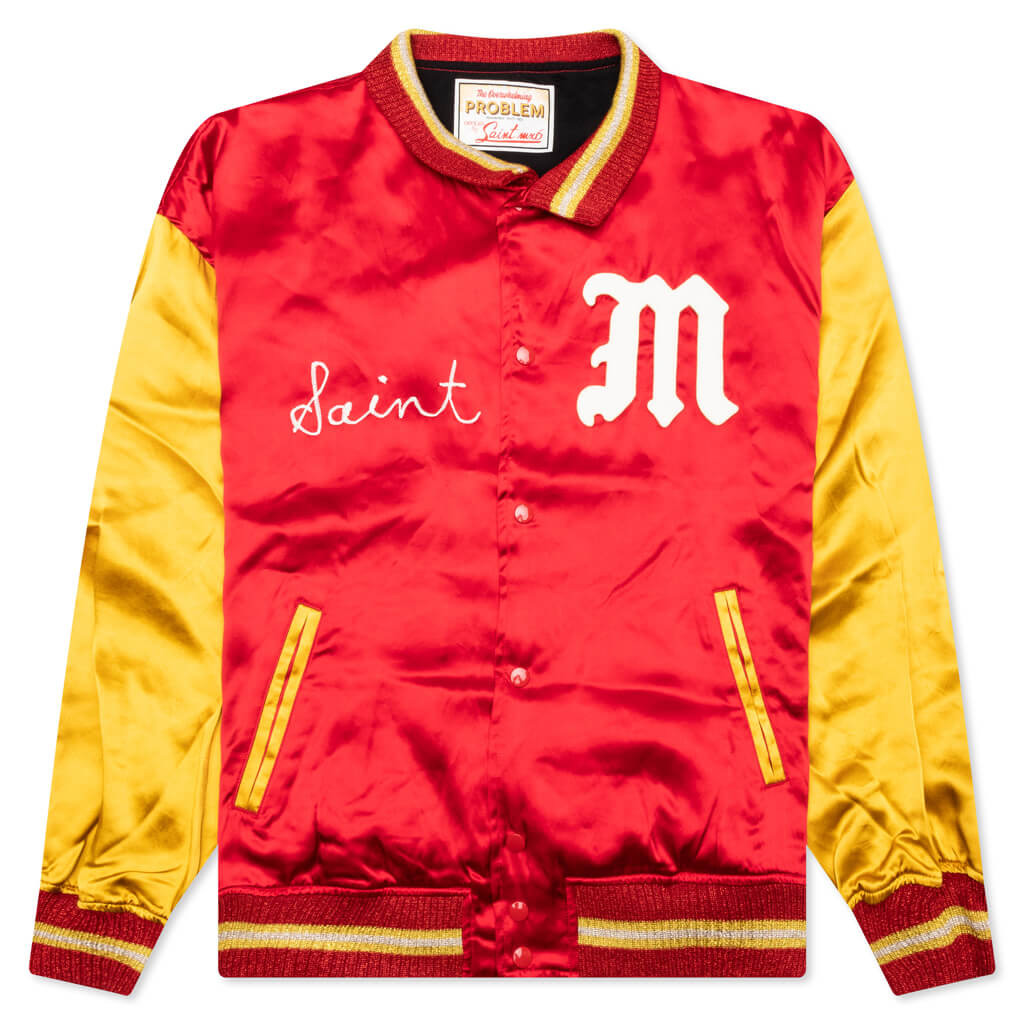 SAINT VARSITY JACKET - RED - 1