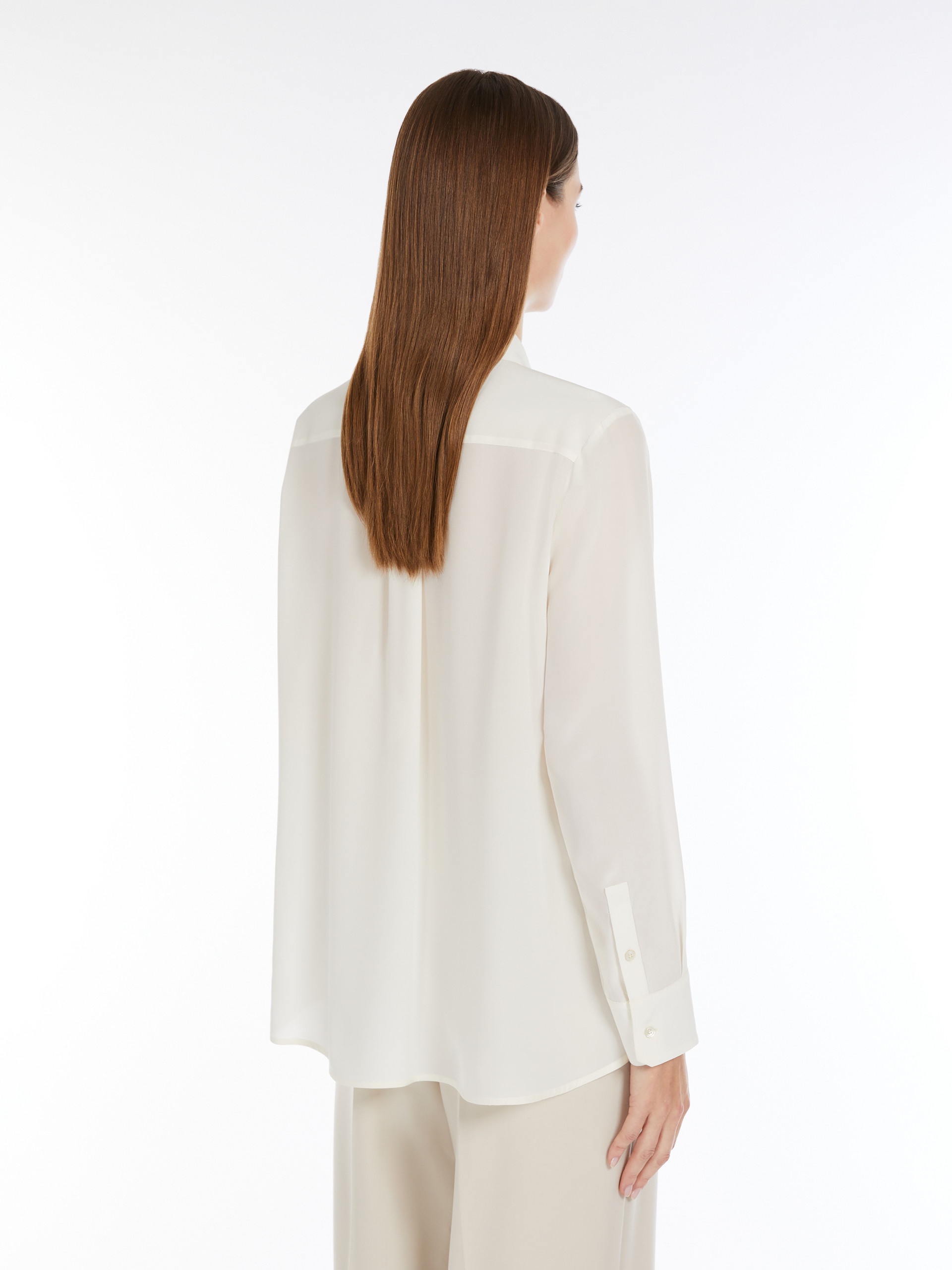 ALMINA Relaxed-fit silk shirt - 4