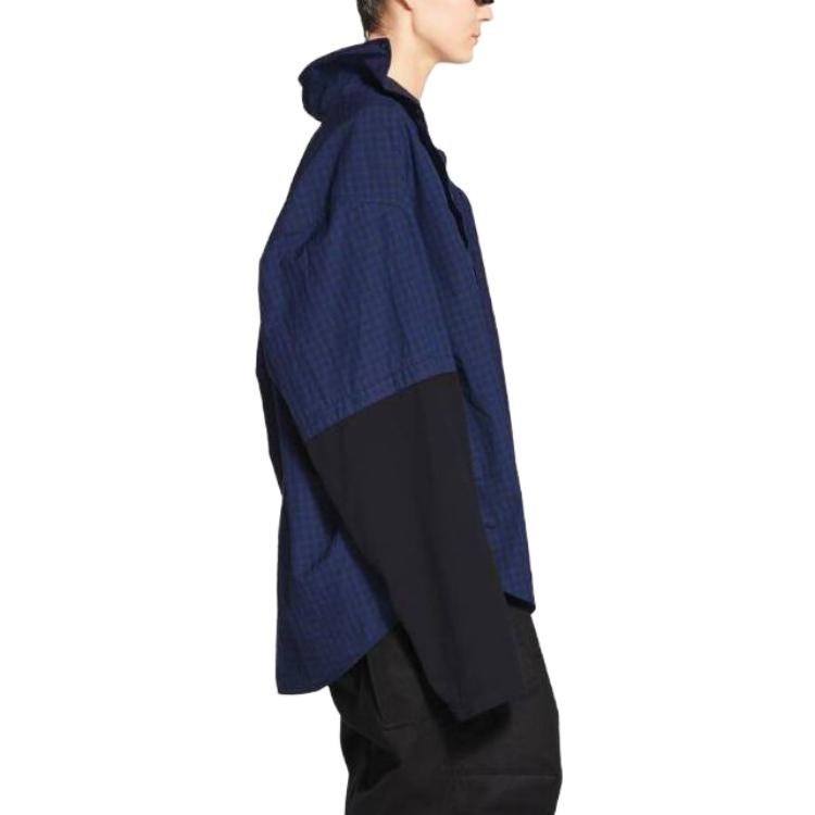 Balenciaga BB Icon Trompe L'oeil Shirt 'Navy Black' 699227TNM428060 - 5