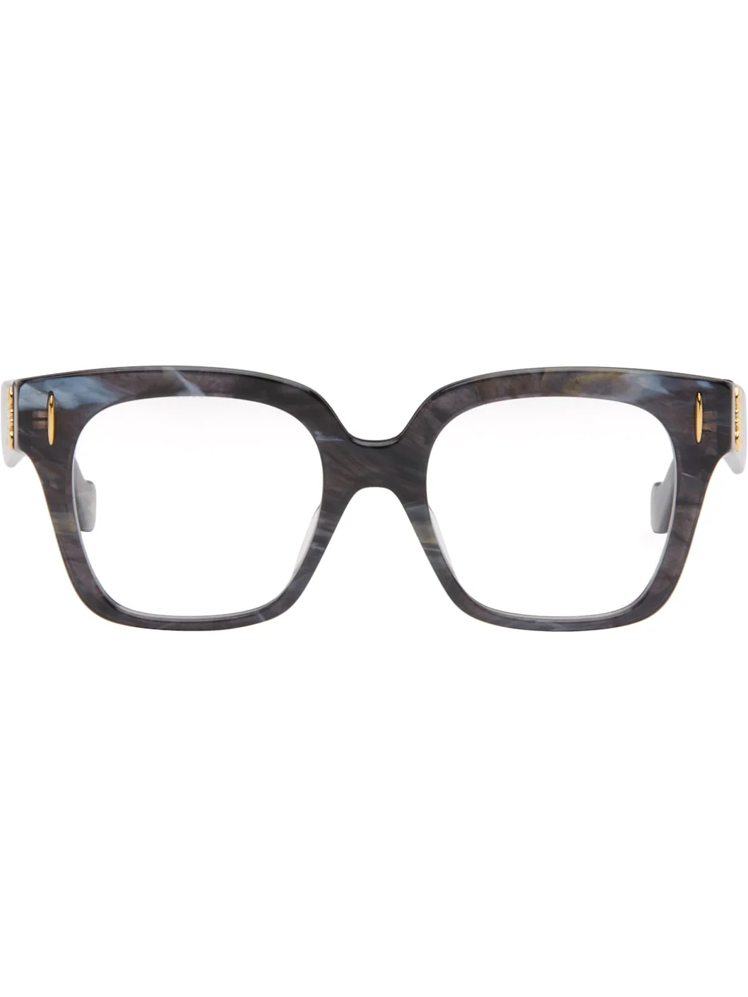 Black & Gray Anagram Sunglasses - 1