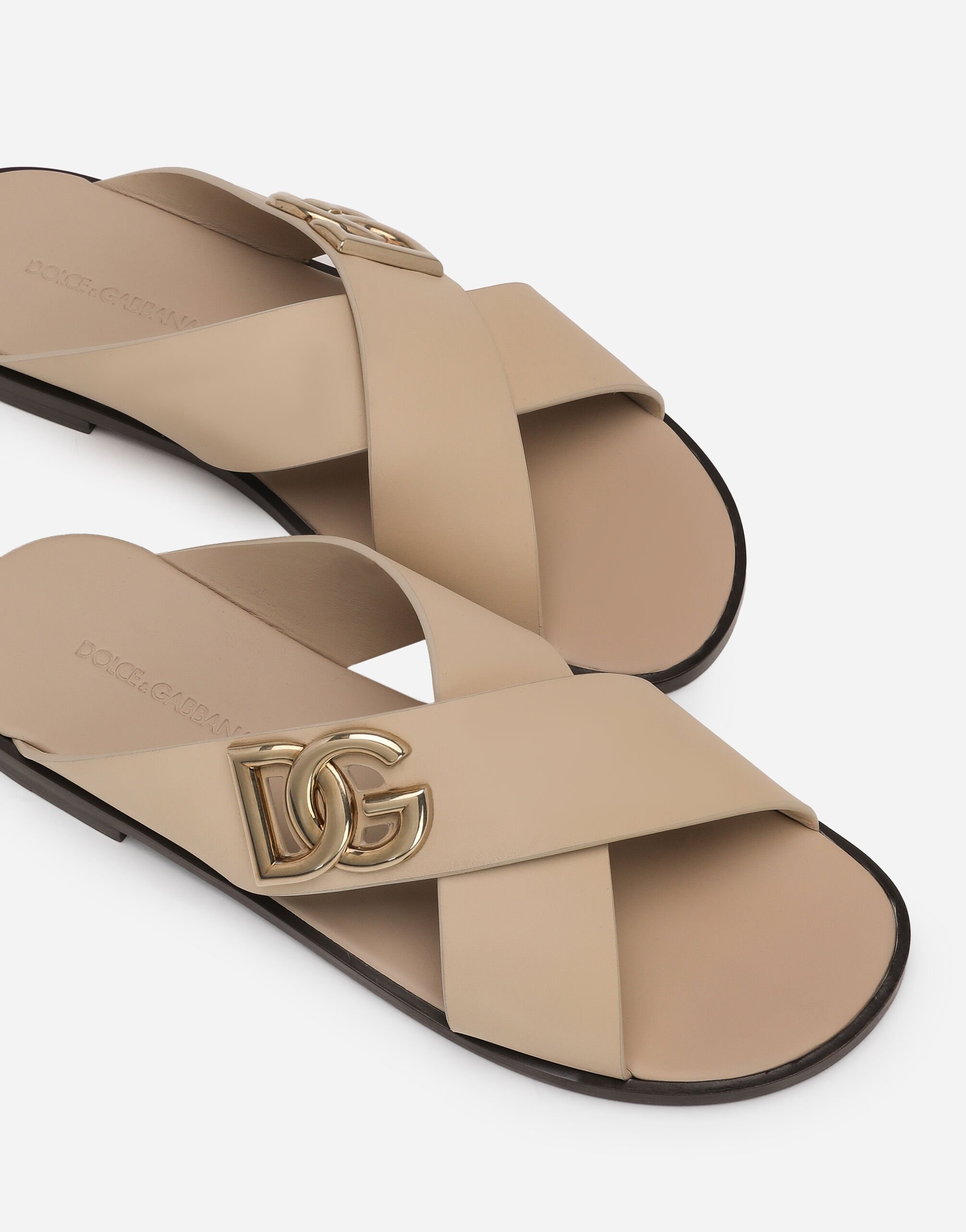 Calfskin sandals - 5