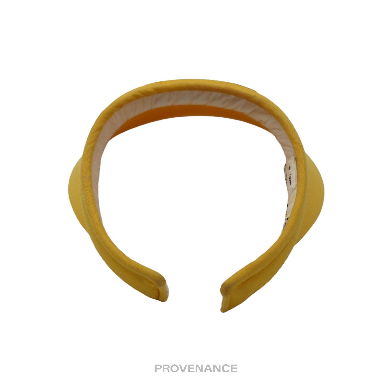 Balenciaga Logo Visor - Yellow - 6