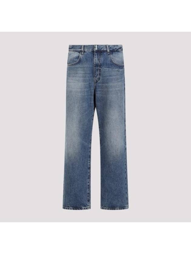 Denim Straight Pants BM51E35Y99 415 INDIGO BLUE - 1