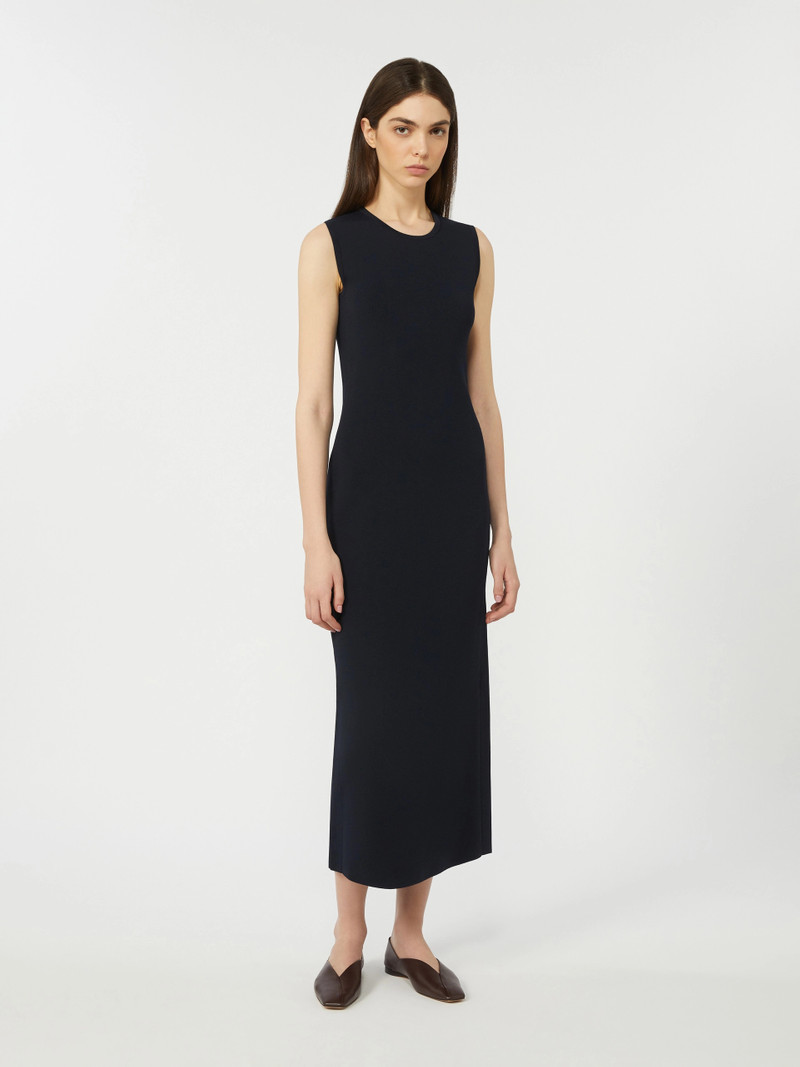 Max Mara Viscose crêpe sheath dress - ULTRAMARINE outlook