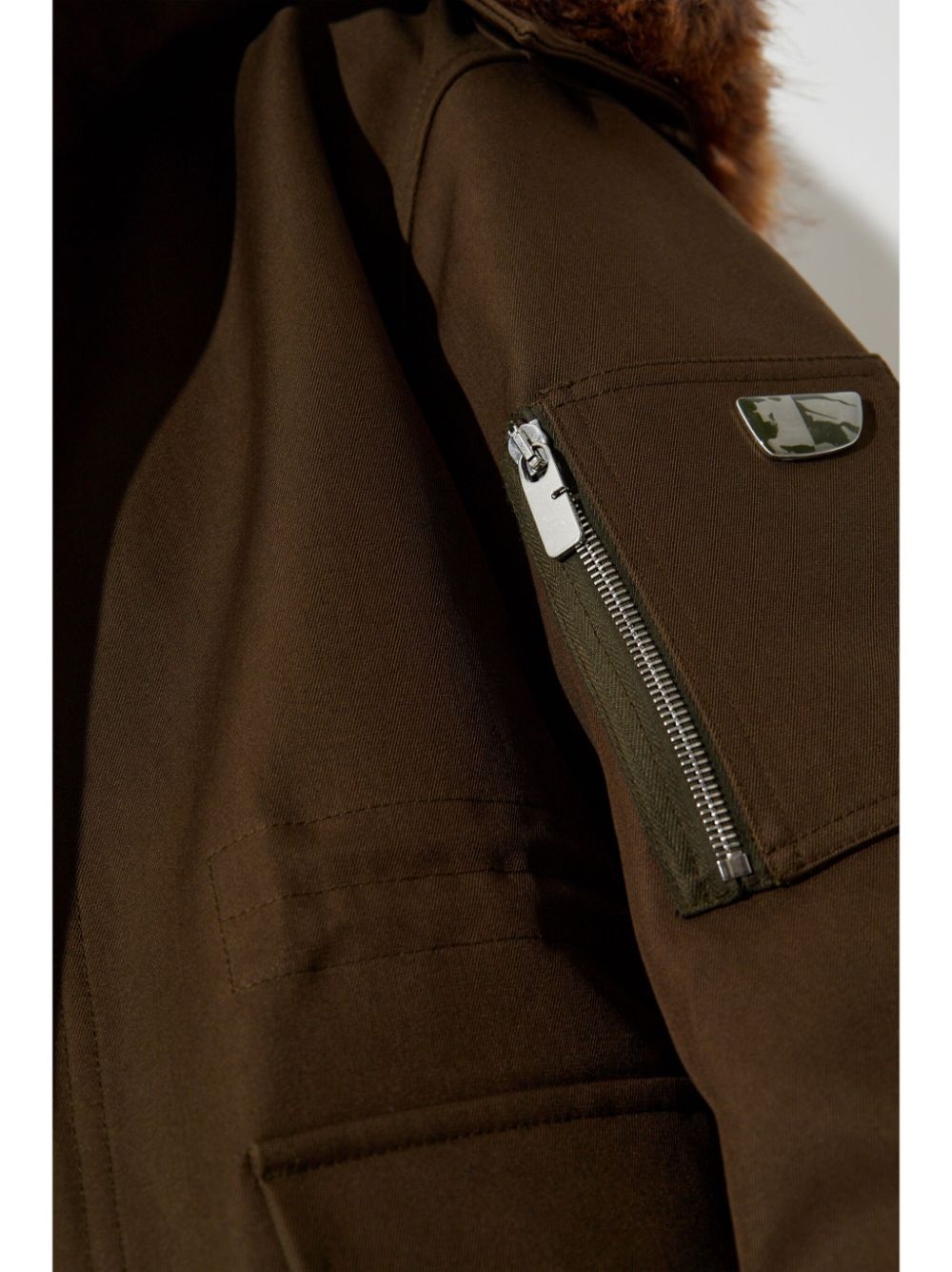 Hooded parka coat - 5