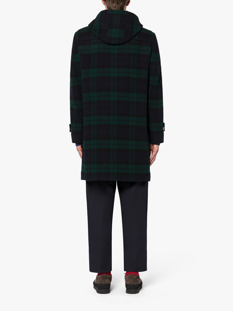 WEIR BLACKWATCH WOOL DUFFLE COAT 3