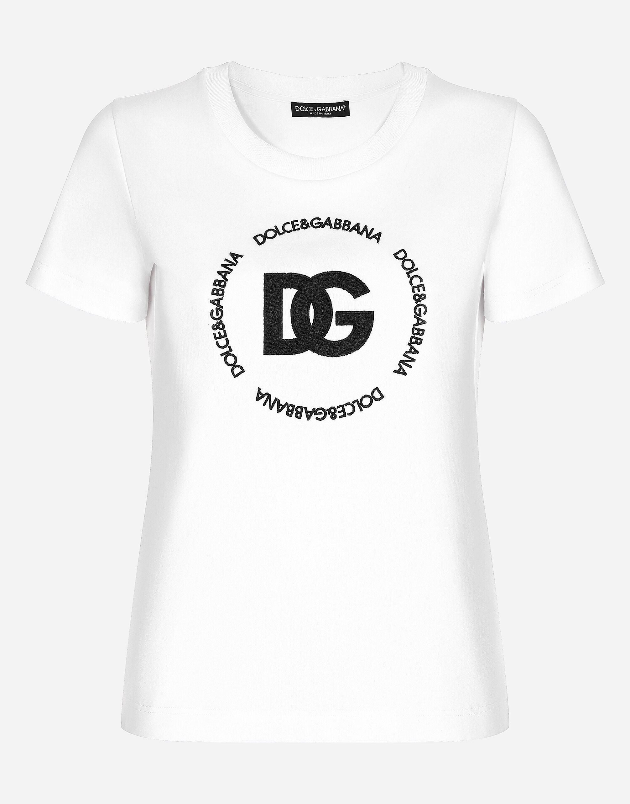 Jersey T-shirt with DG logo - 1
