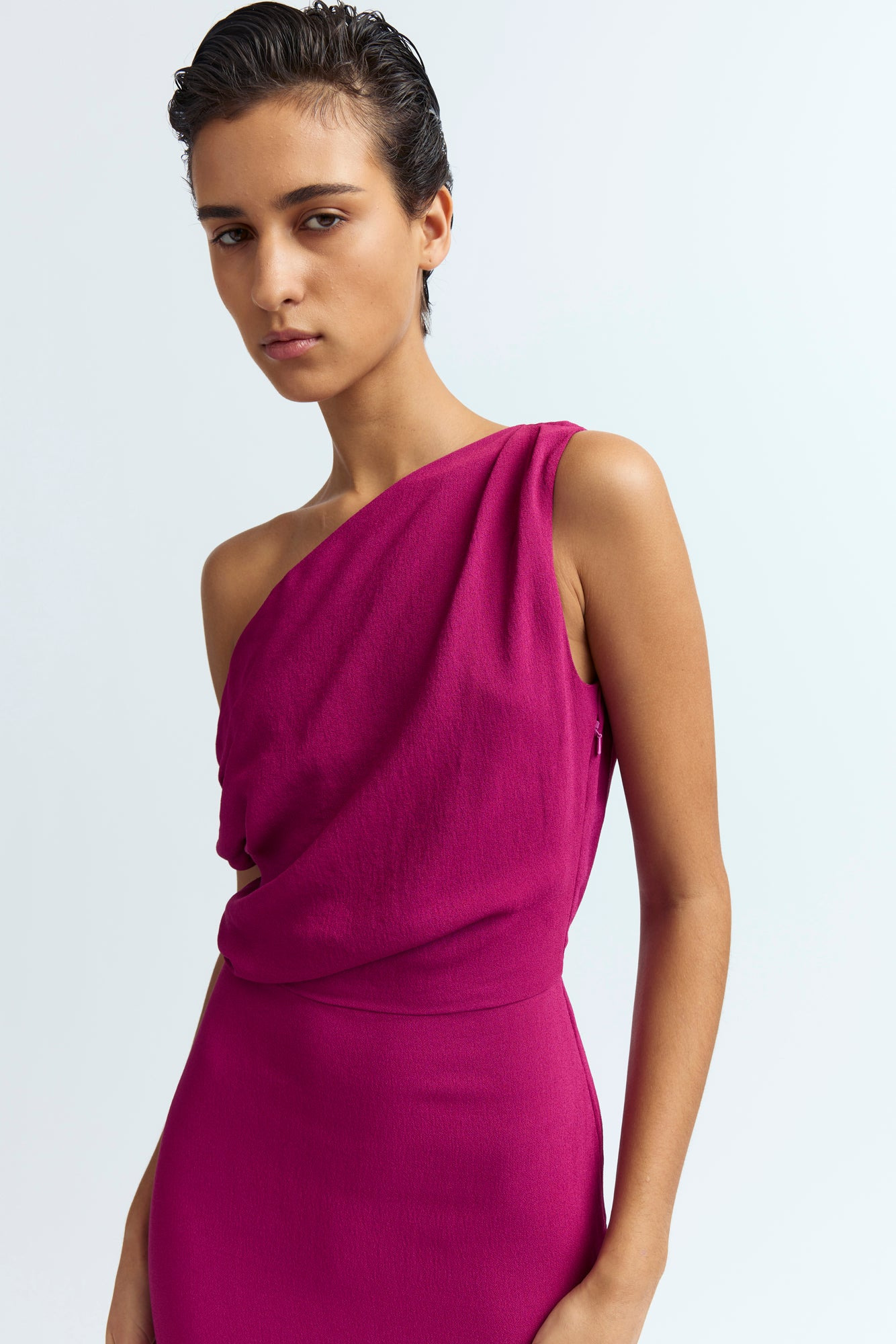 KIRA MIDI DRESS IN CREPE - 2