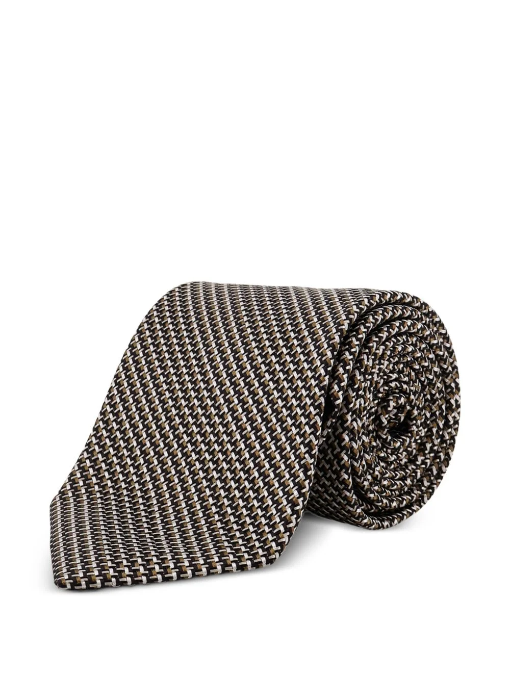 patterned tie - 1