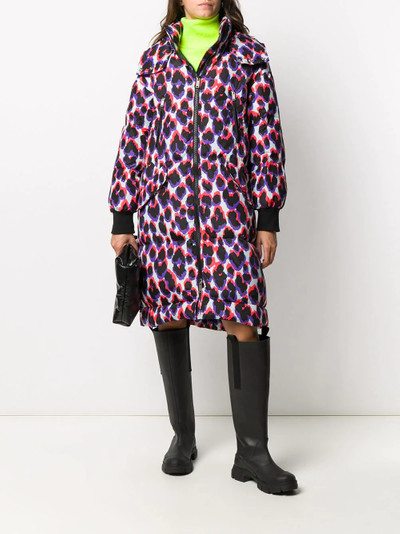 Golden Goose leopard print padded coat outlook