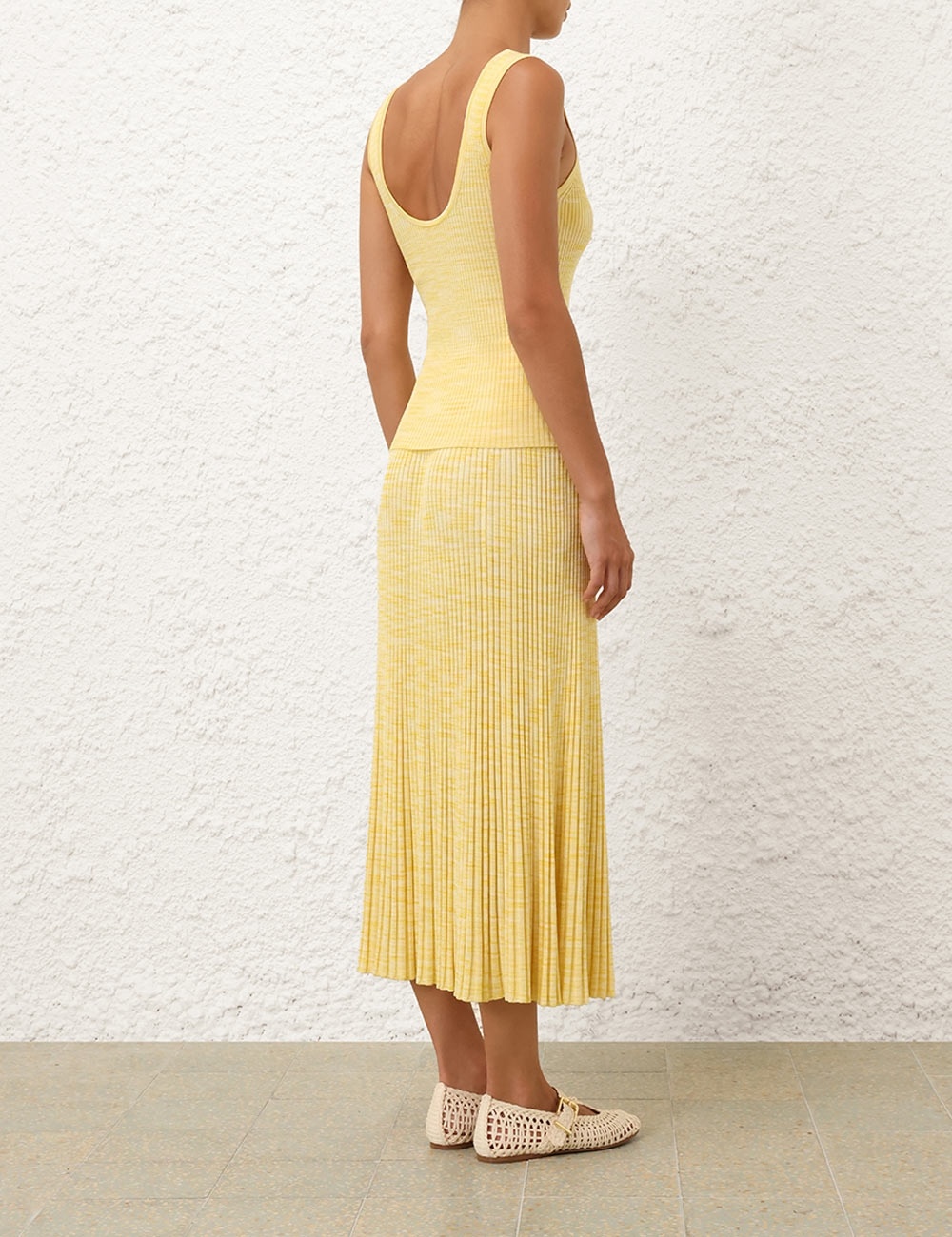 ILLUMINATE MOULINE SKIRT - 4