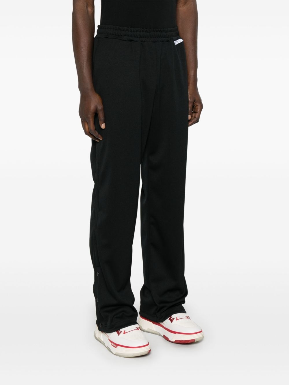 button-detail track pants - 3