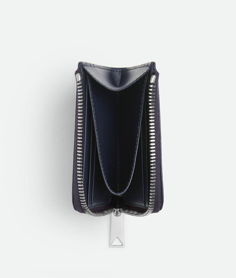 Bottega Veneta Intrecciato Stamp Square Zip Around Wallet outlook