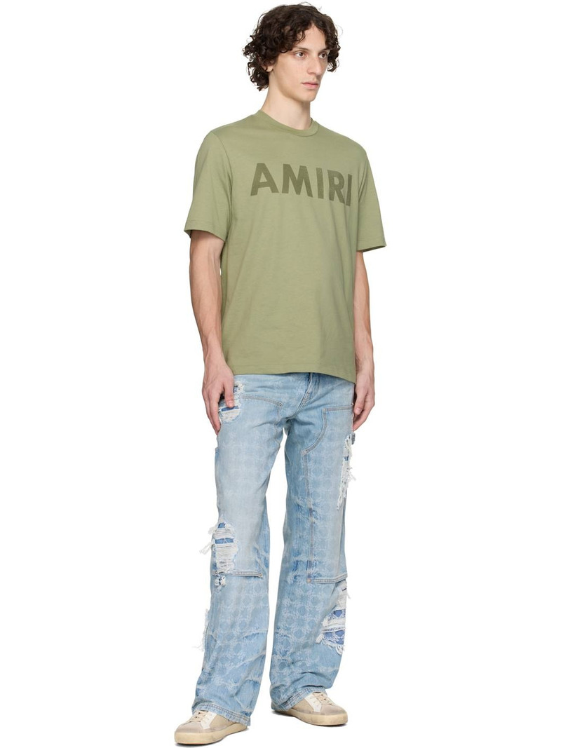 AMIRI Green 'AMIRI' Stencil T-shirt outlook
