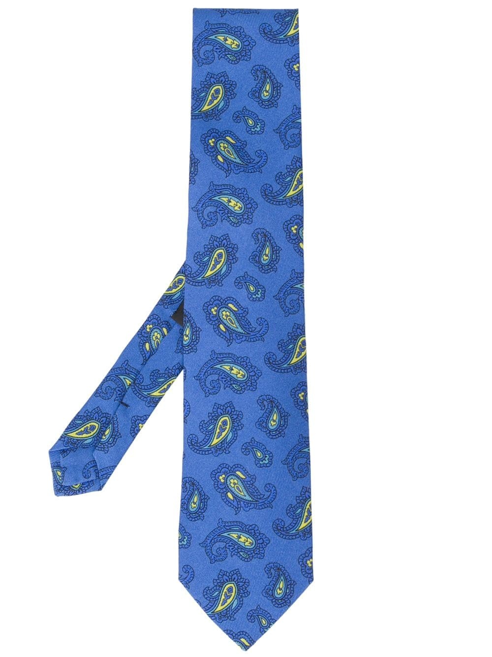 paisley print tie - 1