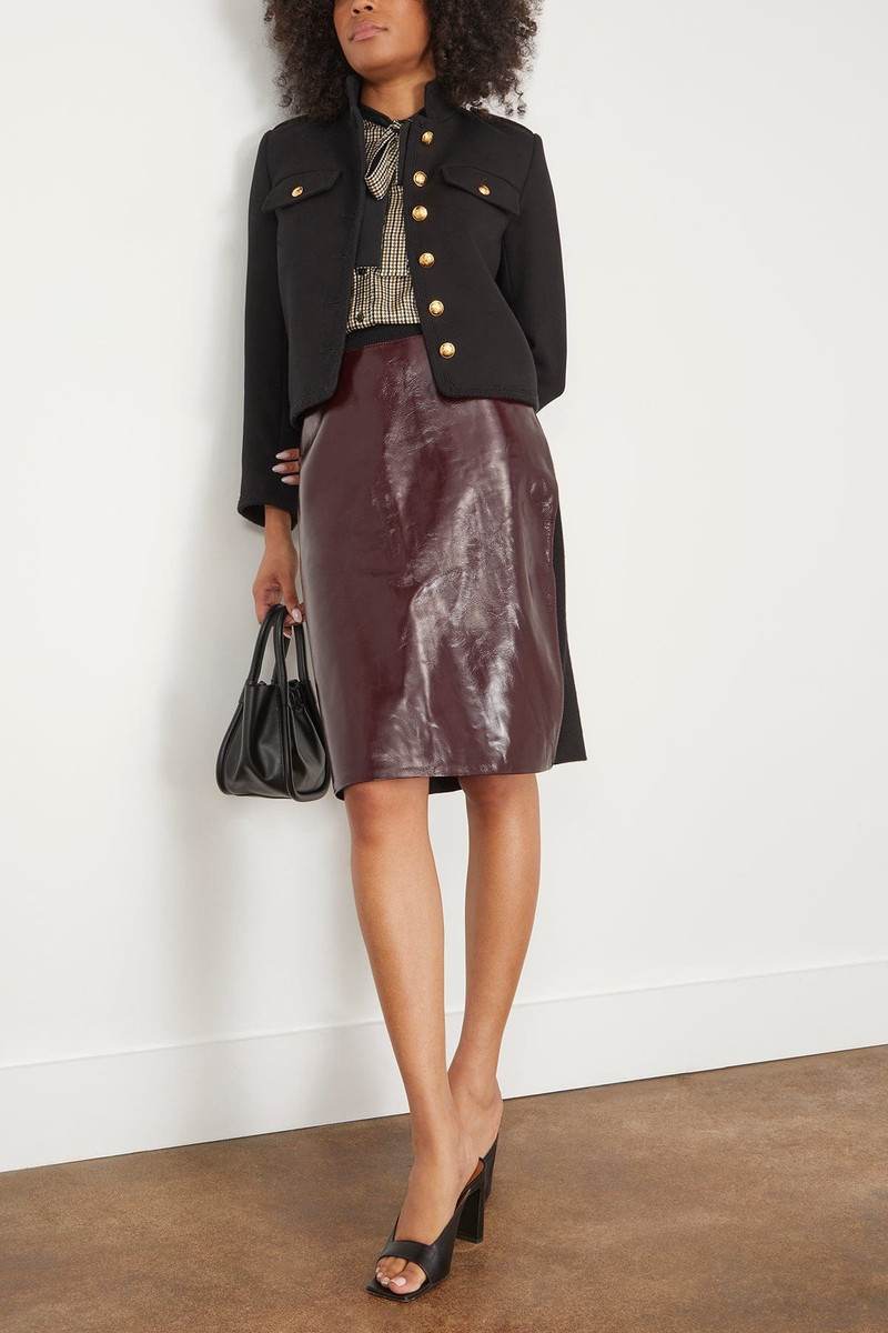 RACHEL COMEY Halti Skirt in Wine outlook