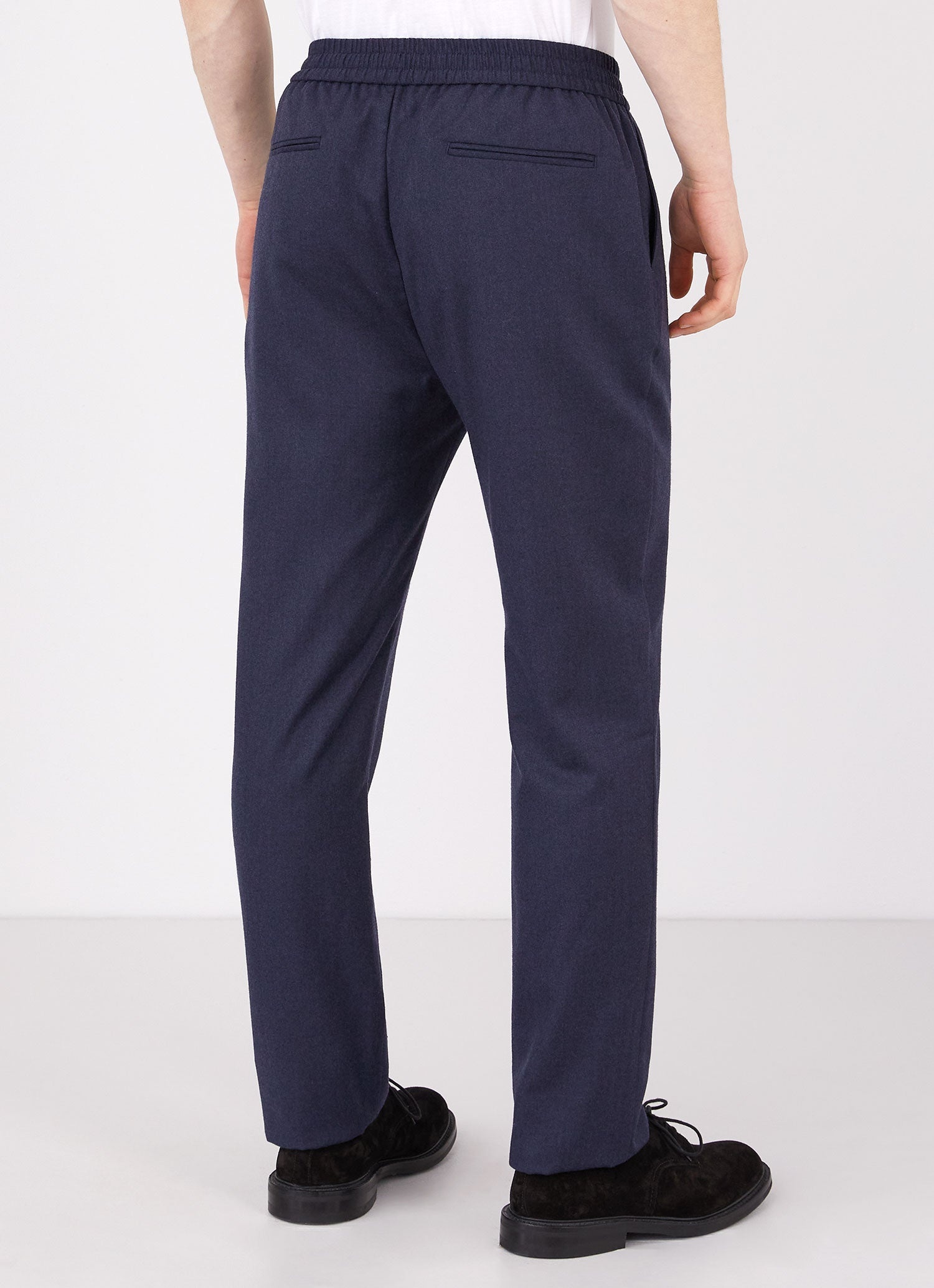 Wool Flannel Drawstring Trouser - 4