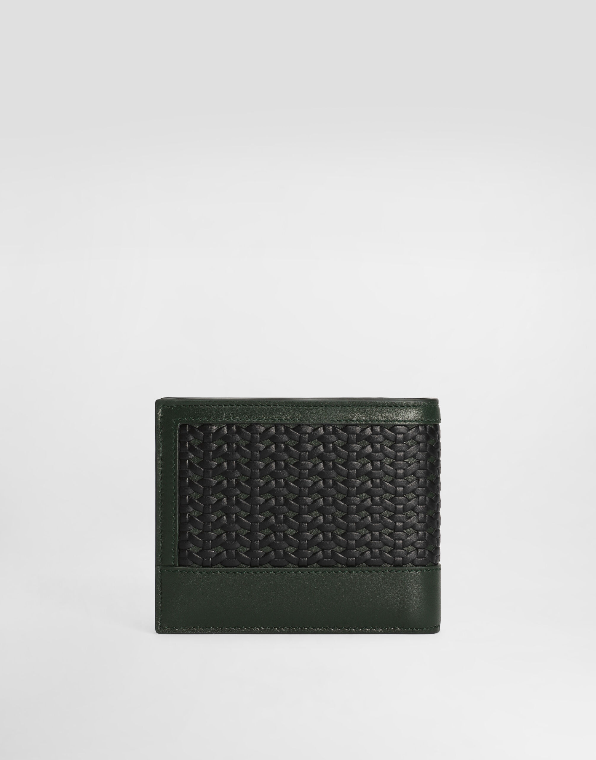Plongé woven calfskin wallet - 3